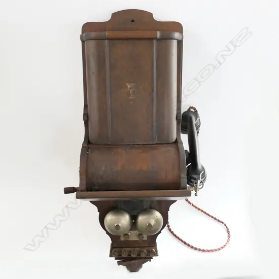 ANTIQUE WALL MOUNTED TELEPHONE H.750mm ERICSSON STOCKHOLM