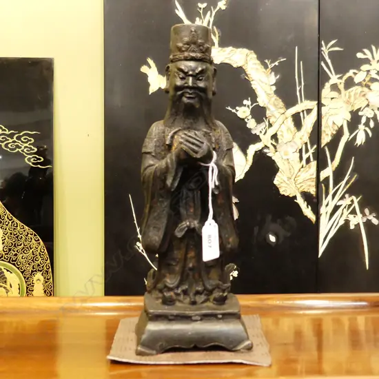 CAST IRON ORIENTAL FIGURE H.295mm