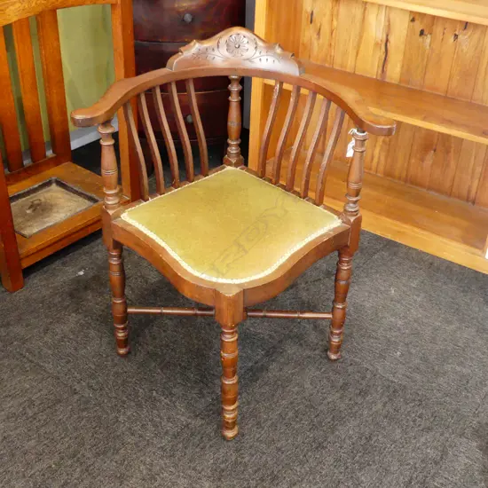 EDWARDIAN CORNER CHAIR