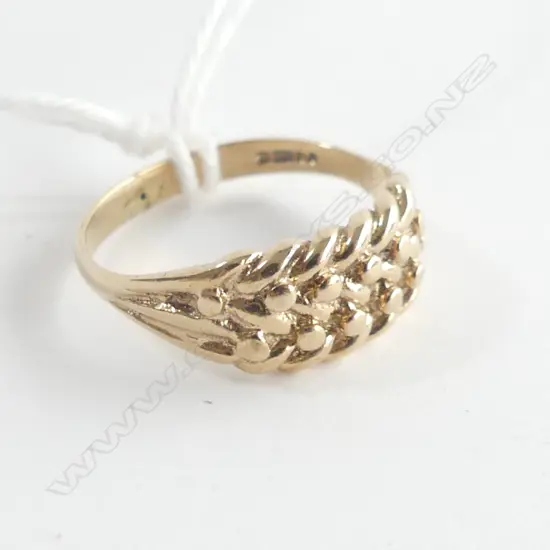 375 GOLD RING 2.38GMS SIZE K