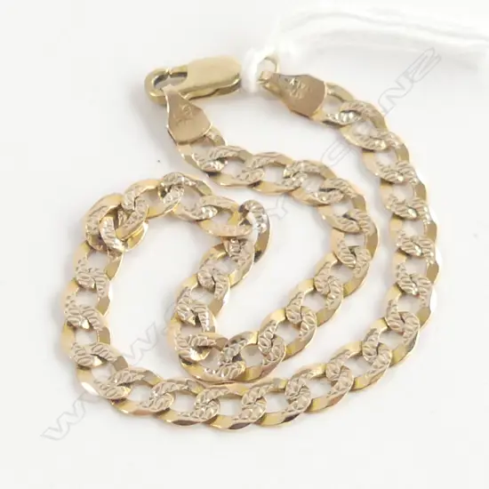 10 K GOLD CHAIN LINK BRACELET 4.79GMS