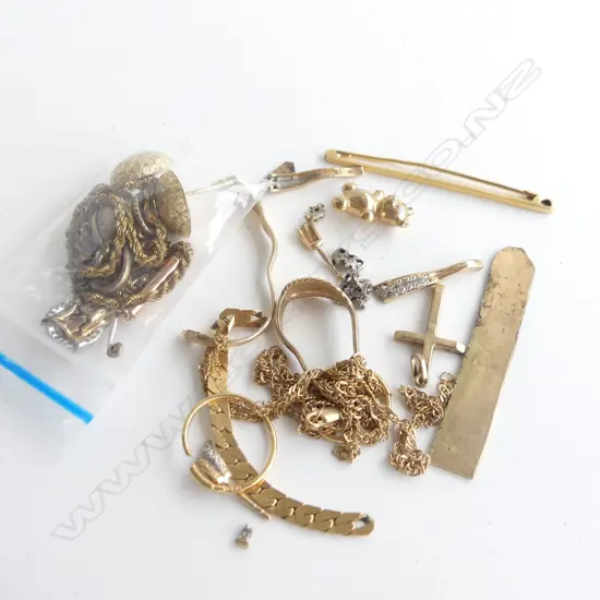 SCRAP GOLD & GOLD PLATE  - GOLD WGT 18.7GMS