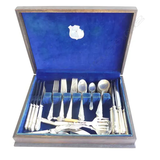 BOXED SILVER PLATE CUTLERY L.380mm 