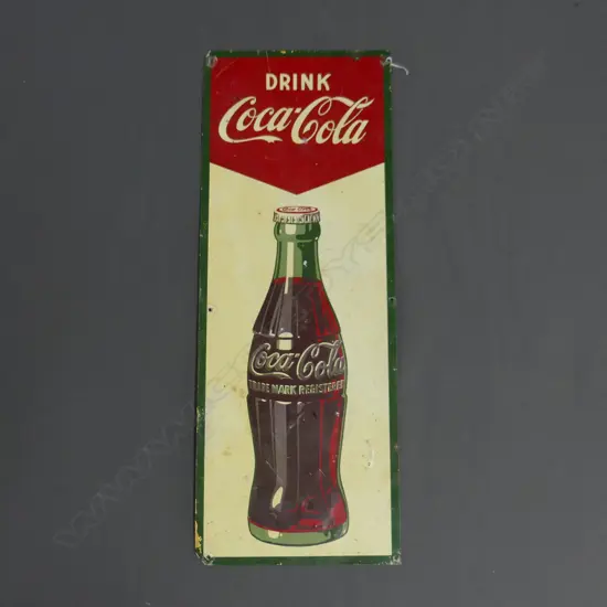 TIN SIGN 'DRINK COCA-COLA' 610x230mm
