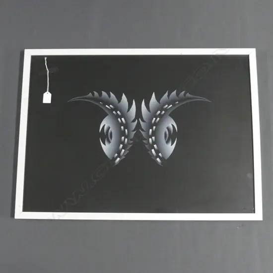 LLOYD HILLYER ABSTRACT ACRYLIC 490x690mm