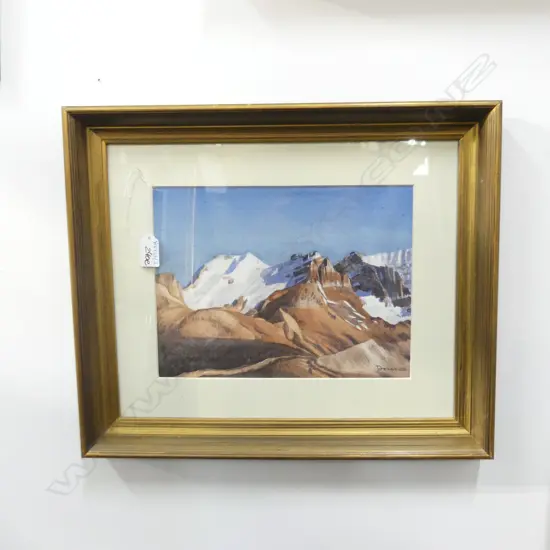 DRAGO DOSEN 'MOUNTAIN' W/C SIGNED & DATED 2016 210 x 280mm