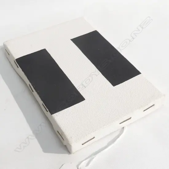 RICHARD THOMPSON (1965-) 'UNECESSARY ERECTION' OIL ON CANVAS SIGNED & INITIALED 98 150x100mm