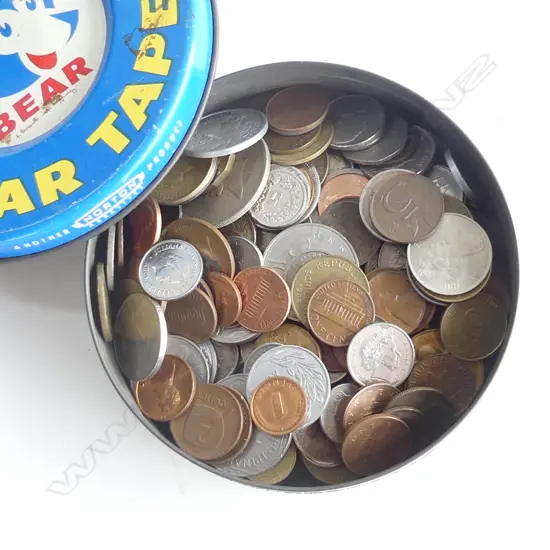 SM MONEY TIN ASST WORLD COINS