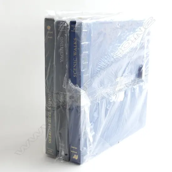 3 NZ 'LIMITED EDITION' STAMP COLLECTIONS. 'NATIVE TREE FLOWERS' XIV + ...