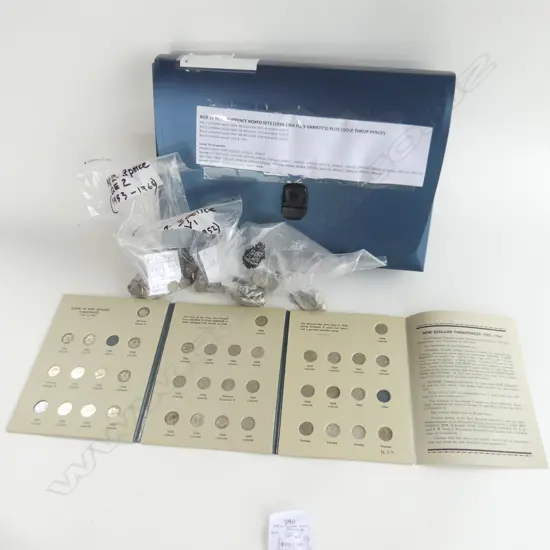 NZ THREEPENCES BOXED SET (MISSING 1935, 1966) + LOOSE THREEPENCES