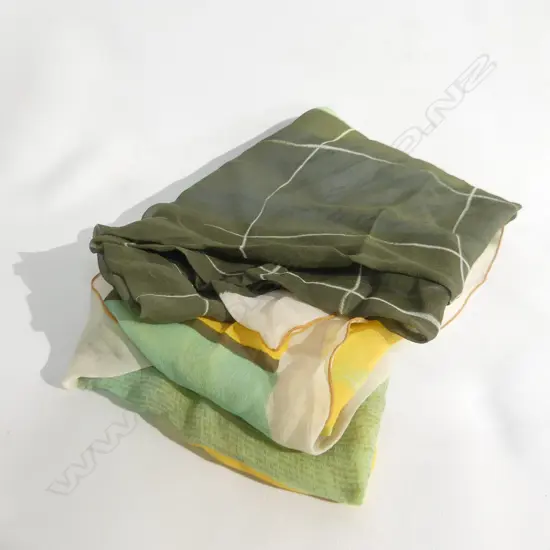 LG VINTAGE ISSEY MIYAKE SILK SCARF 