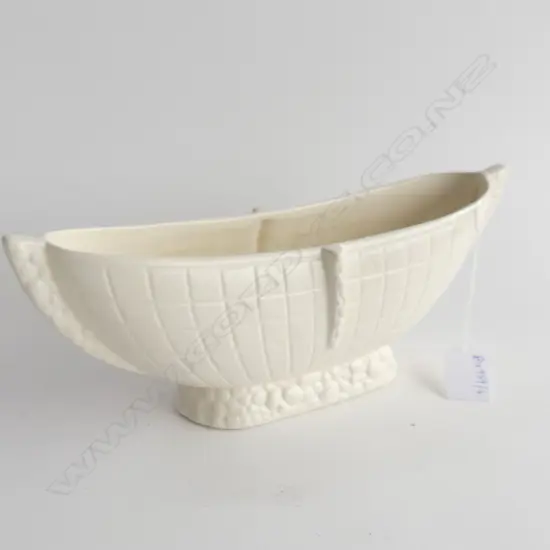 CROWN LYNN WHITE URN VASE W.280mm