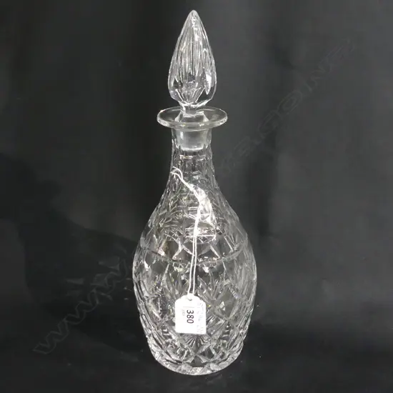 WEBB CORBETT CUT CRYSTAL DECANTER H. 310MM