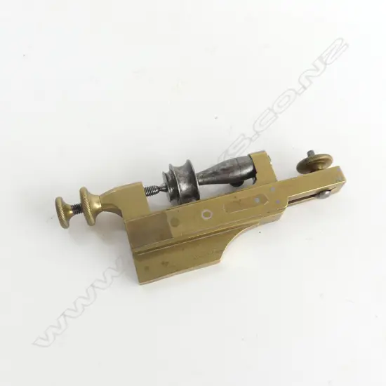 SMALL BRASS JEWELLER'S VICE, L.110mm