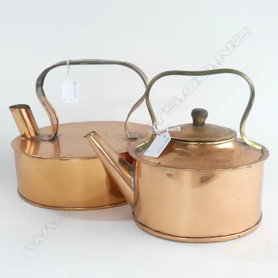2 COPPER KETTLES