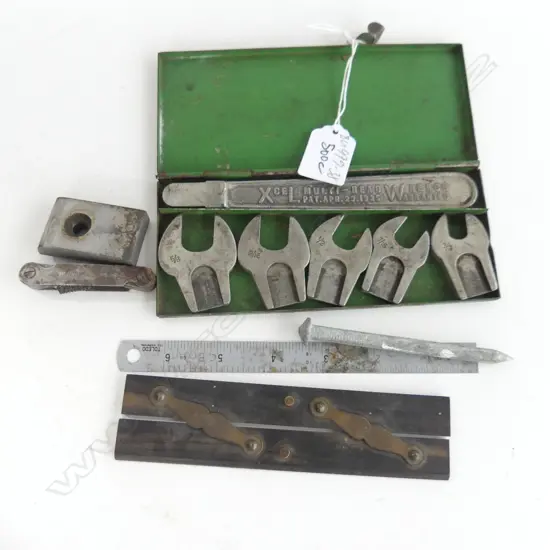 QUANTITY SMALL TOOLS INCLUDING MULTIHEAD WRENCH (BOXED) 2 REFORM PLANES AND SMALL VICE