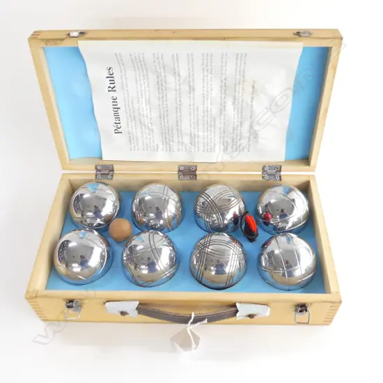 CASED PETANQUE SET W.355mm
