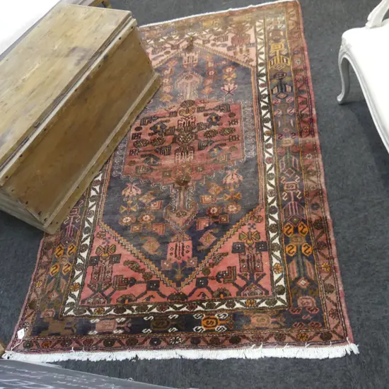 PERSIAN HAMADAN HAND KNOTTED RUG 1940 x 1220mm