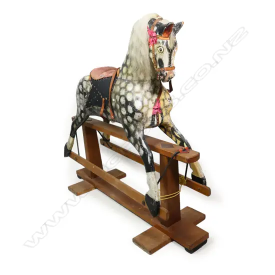 XLG VINTAGE ROCKING HORSE L 1520 H 1420MM