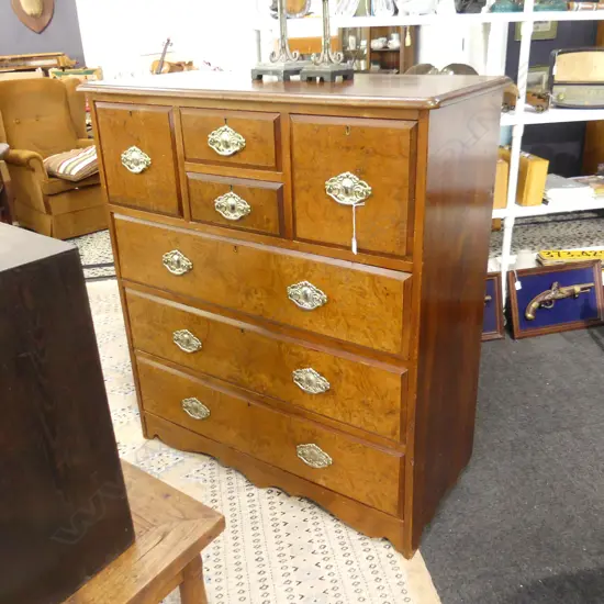 VICTORIAN SCOTCH CHEST PURIRI KNOT VENEER 1060 x485 x 1180mm