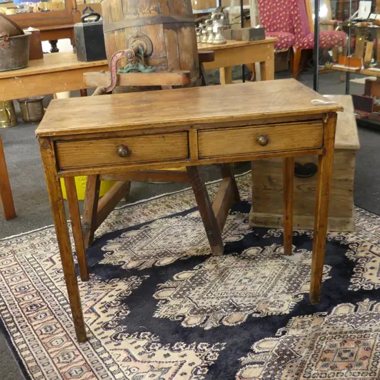 19THC COUNTRY SMALL SIDE TABLE 940 x 480 x 770mm.