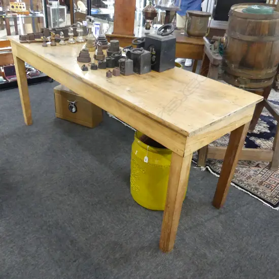 COLONIAL RIMU REFECTORY DINING TABLE 1800 x 600 x 710mm