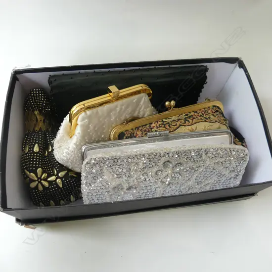 BOX LOT VINTAGE EVENING BAGS