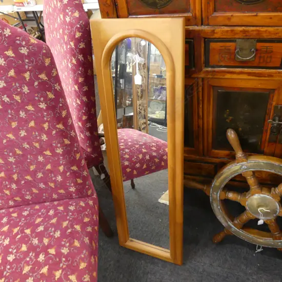 WOODEN FRAMED DRESSING MIRROR 1140x350mm