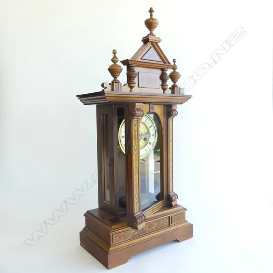 VINTAGE GERMAN GINGERBREAD CLOCK H.700mm