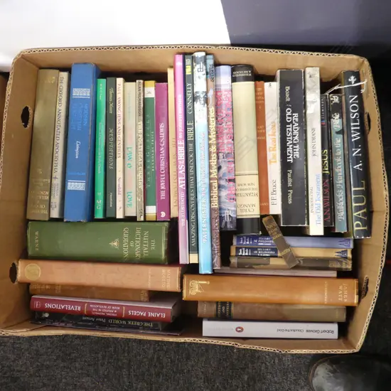 BOX OF ASST BOOKS