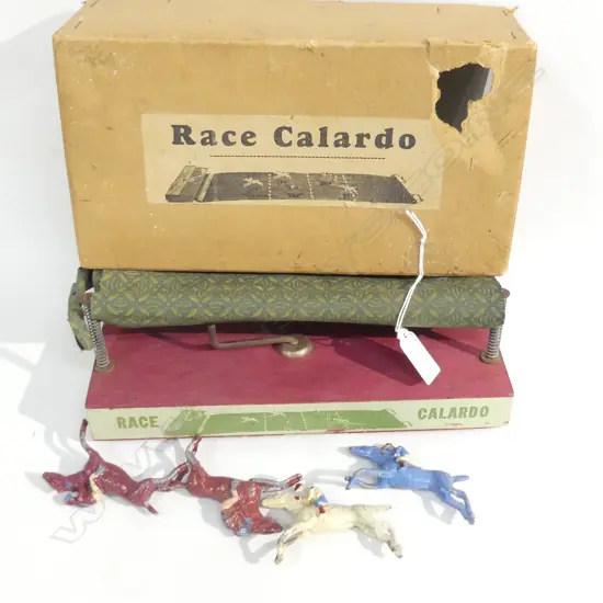 'RACE ESCALADO' VINTAGE BRITICH MADE RACING GAME INC. LEAD HORSES - BOXED