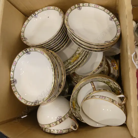 BOX LOT NORITAKE PART TEASETS ETC