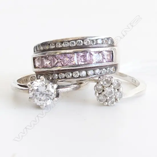 3 925 SILVER RINGS