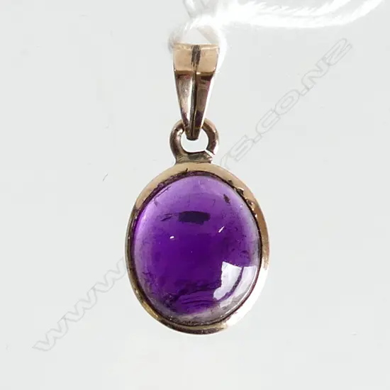 9CT AMETHYST PENDANT 2.58gms 