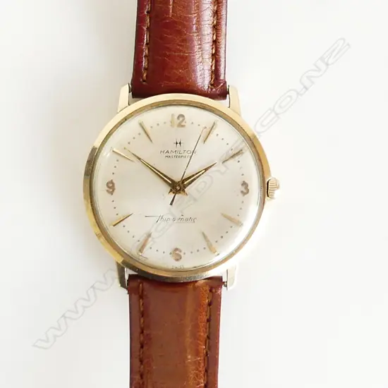 HAMILTON WRIST WATCH, THIN-O-MATIC AUTOMATIC, USA, WORKING ORDER