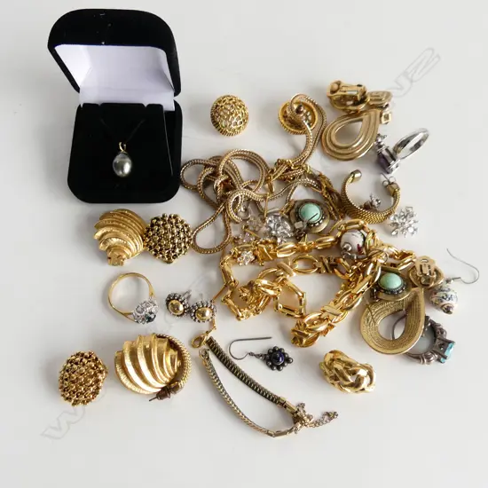 ASST COSTUME JEWELLERY EARRINGS, NECKLACES ETC..