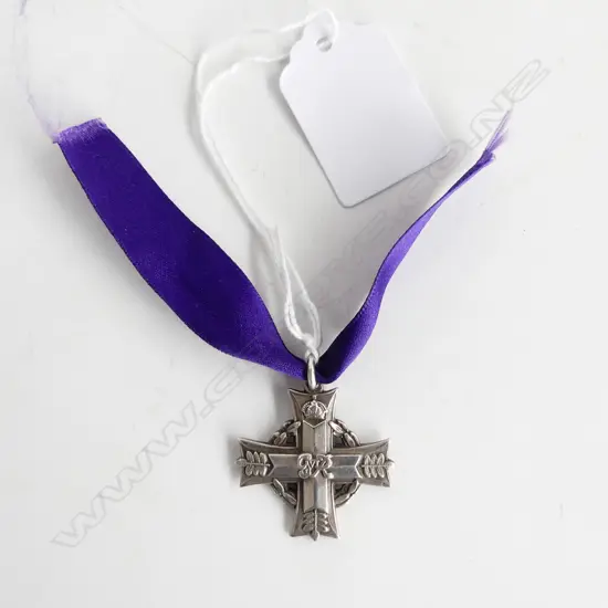 GEORGE VI MEMORIAL CROSS STERLING SILVER...