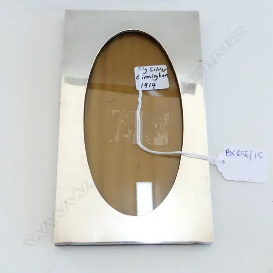STG SILVER PHOTO FRAME, B'HAM 1914 175x100mm no stand