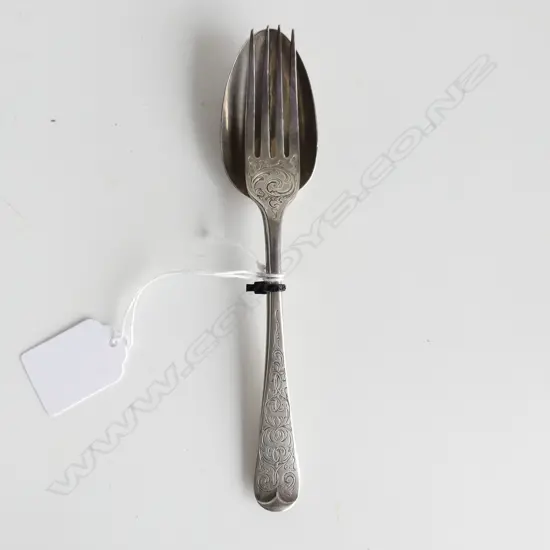 STG SILVER CHILDS FORK & SPOON, BIRM. 1859, 59GMS