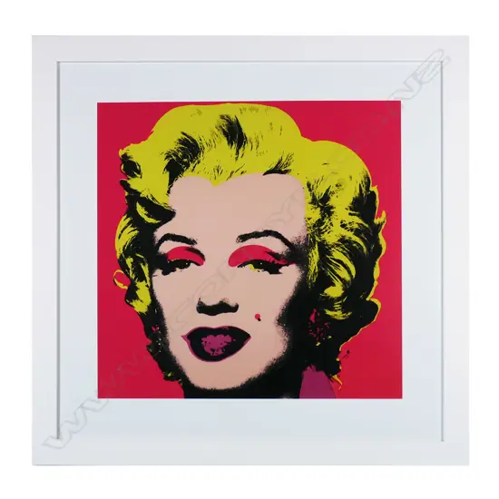 ANDY WARHOL MARILYN PRINT (1967) 505x505mm overall