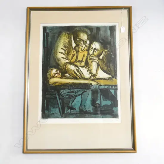 CORINNA BUTTON (b. 1960) 'MONOPOLY' ETCHING 9/30 '88 575x460mm