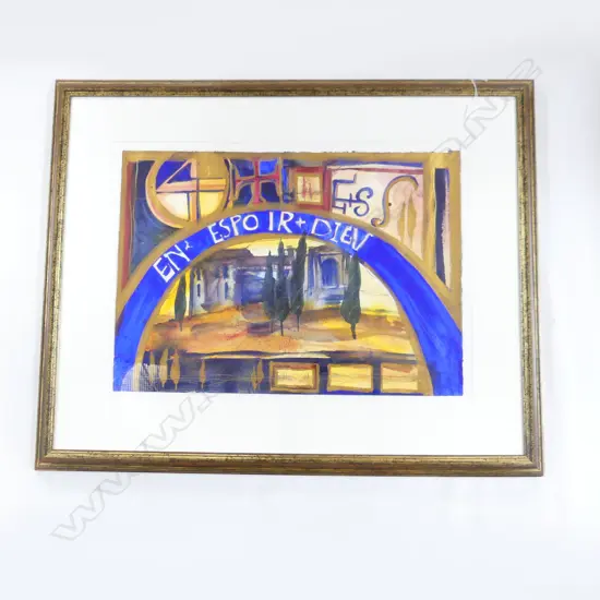 ALISON RYDE, WATERCOLOUR PAINTING 490 X 710mm