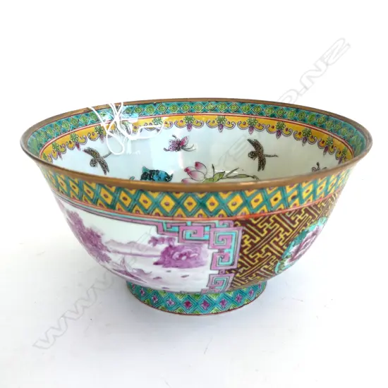 CHINESE FAMILLE VERTE BOWL, DIA 155mm