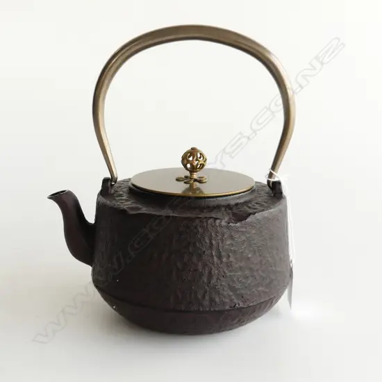 ORIENTAL CAST IRON TEAPOT, H. 230mm