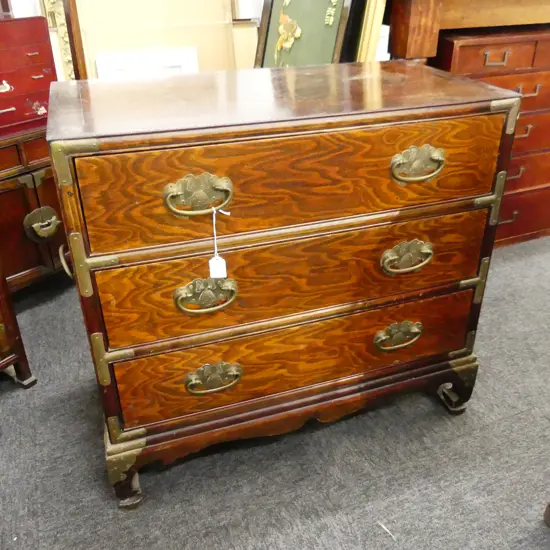 ORIENTAL 3 DRAWER CHEST