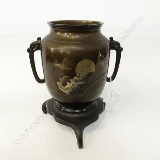JAPANESE BRONZE JAR H220MM