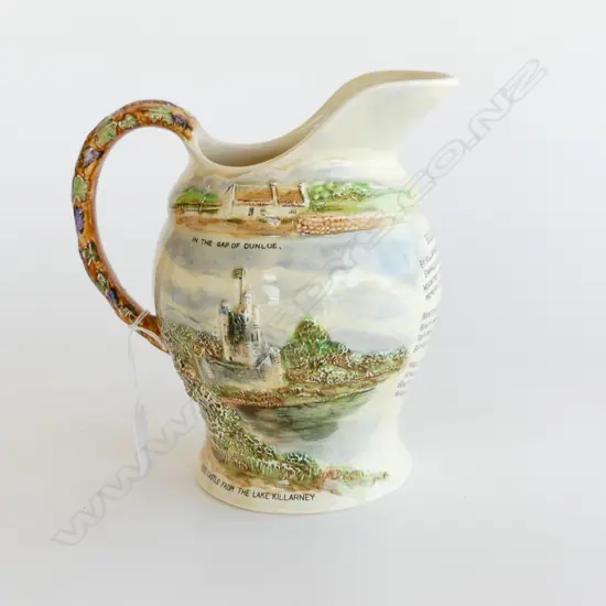 CROWN DEVON 'KILLARNEY' MUSICAL JUG H.195mm