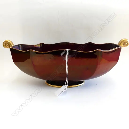 CARLTON WARE ROUGE ROYAL VASE - REPAIRED W.350mm