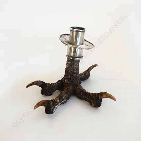 CHICKEN FOOT CANDLE HOLDER