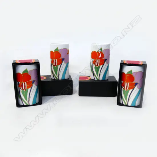 4 ROSENTHAL STUDIO LINE VASES, H. 120mm EACH INDIVIDUALLY BOXED